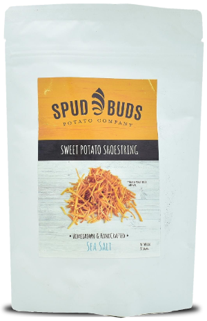 Spud Buds Sea Salt Sweet Potato Shoestring Snack 