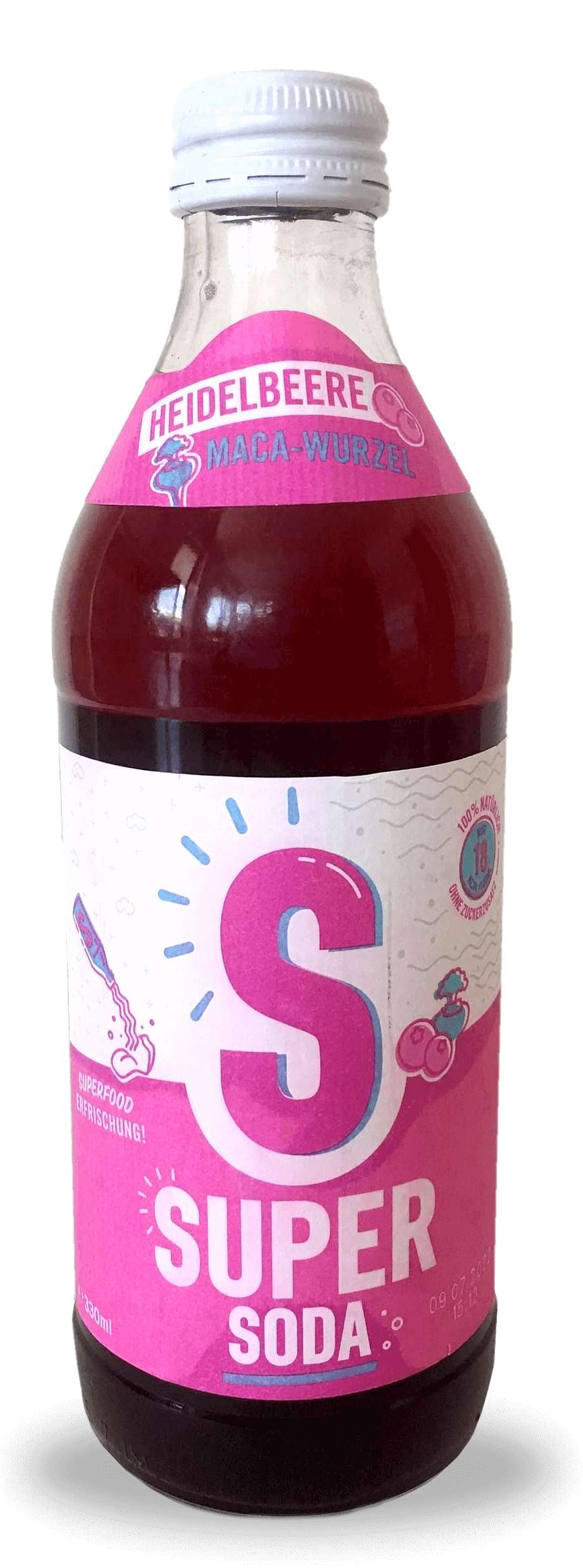 Blueberry-Maca Root Soft Drink
