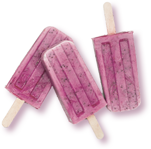 dark pink popsicles