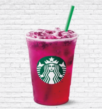 Starbucks purple Frappicino