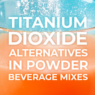 What are the alternatives to titanium dioxide for whitening food