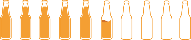 Orange Bottle Vector