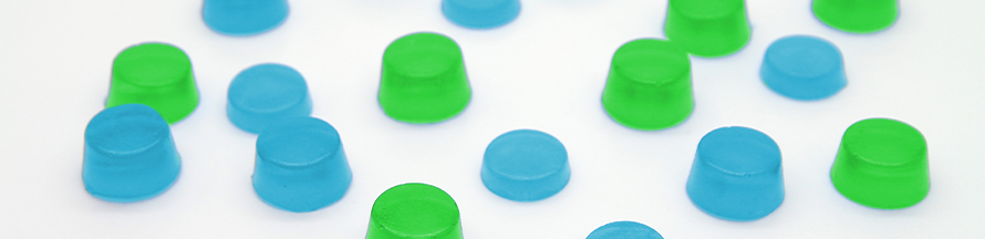 color formation blue green gummies