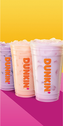 Dunkin Donuts iced beverages