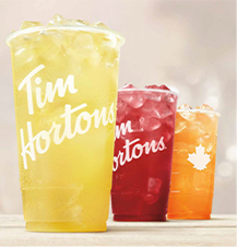 Tim Hortons iced beverages