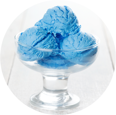 vibrant blue natural food color