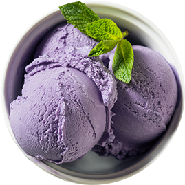 natural food color for lavender ice cream