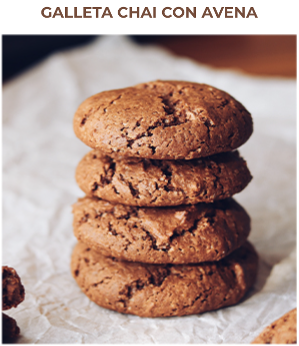 Galleta Chai con avena