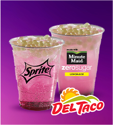 del taco purple pear beverage PERA VERDE