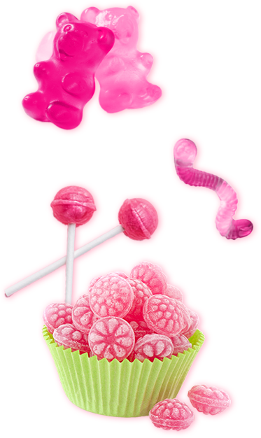 pink gummies