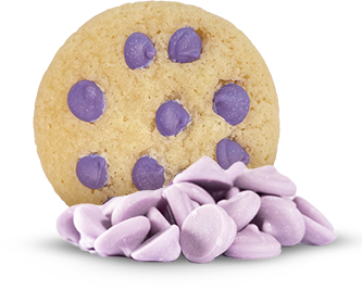 Cookies with Purple Chocolate Chips