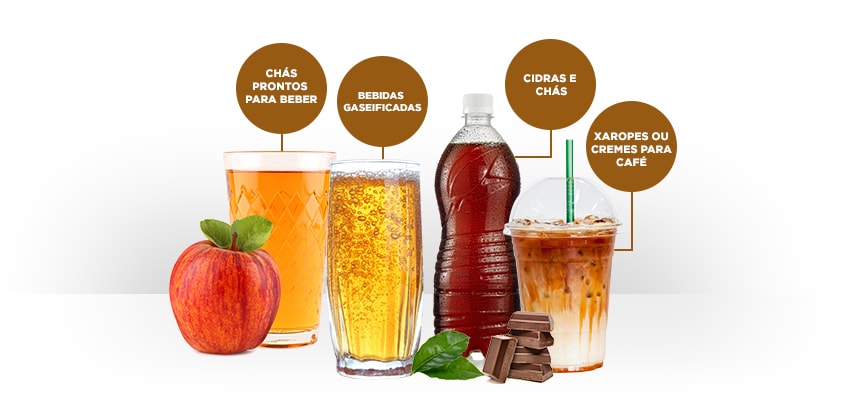 caramel-brown-assorted-drinks